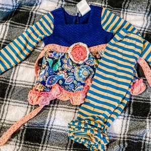 Toddlers Ruffled pant set